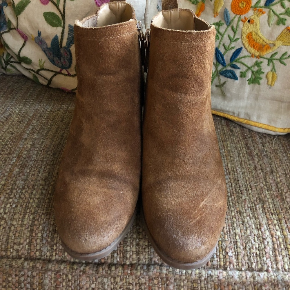 Suede Booties